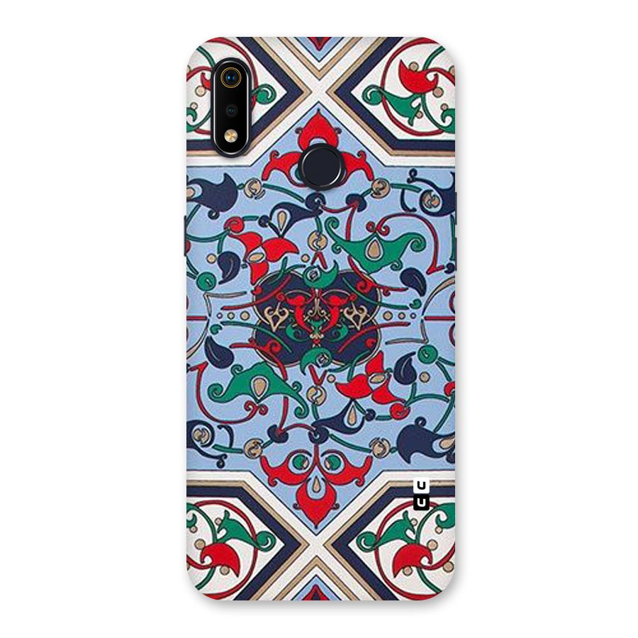 Multi Block Pattern Back Case for Realme 3i