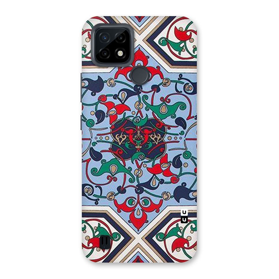 Multi Block Pattern Back Case for Realme C21