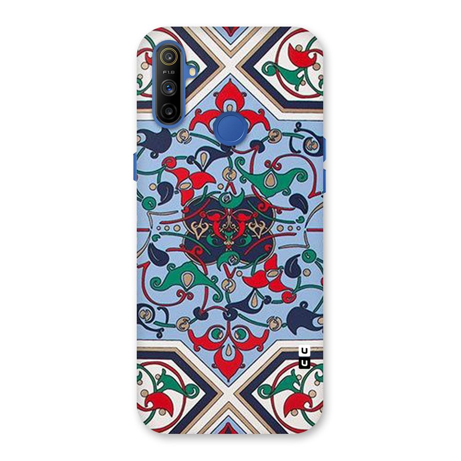 Multi Block Pattern Back Case for Realme Narzo 10A