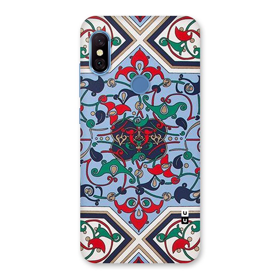 Multi Block Pattern Back Case for Redmi Note 6 Pro