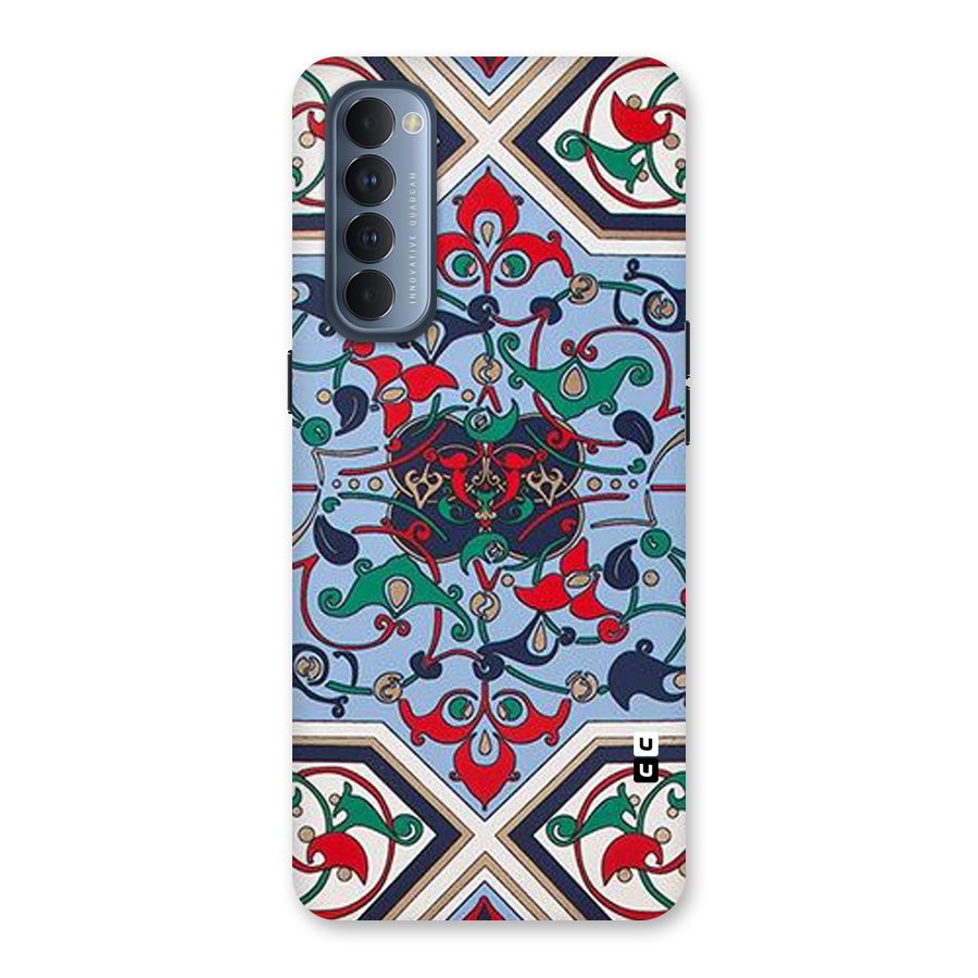Multi Block Pattern Back Case for Reno4 Pro