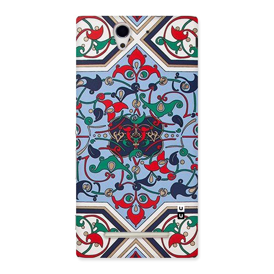 Multi Block Pattern Back Case for Sony Xperia C3