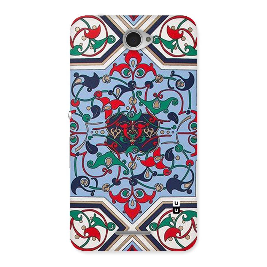 Multi Block Pattern Back Case for Sony Xperia E4