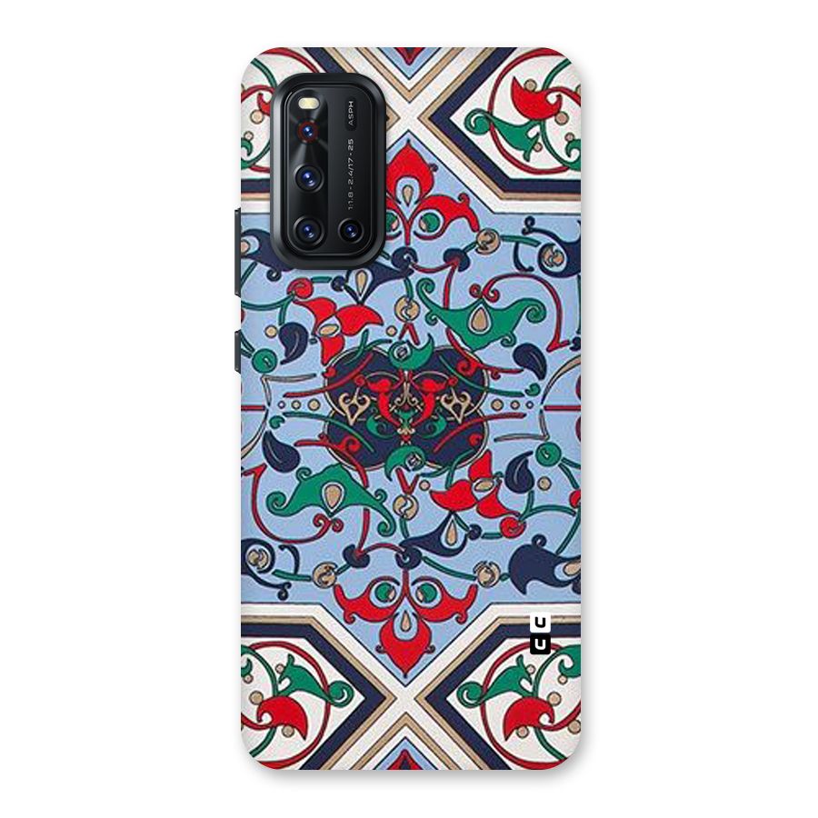 Multi Block Pattern Back Case for Vivo V19