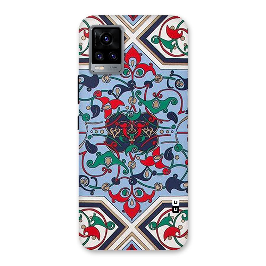 Multi Block Pattern Back Case for Vivo V20