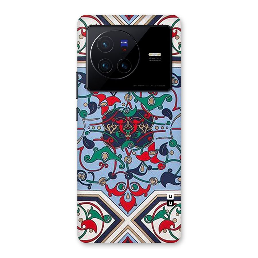 Multi Block Pattern Back Case for Vivo X80