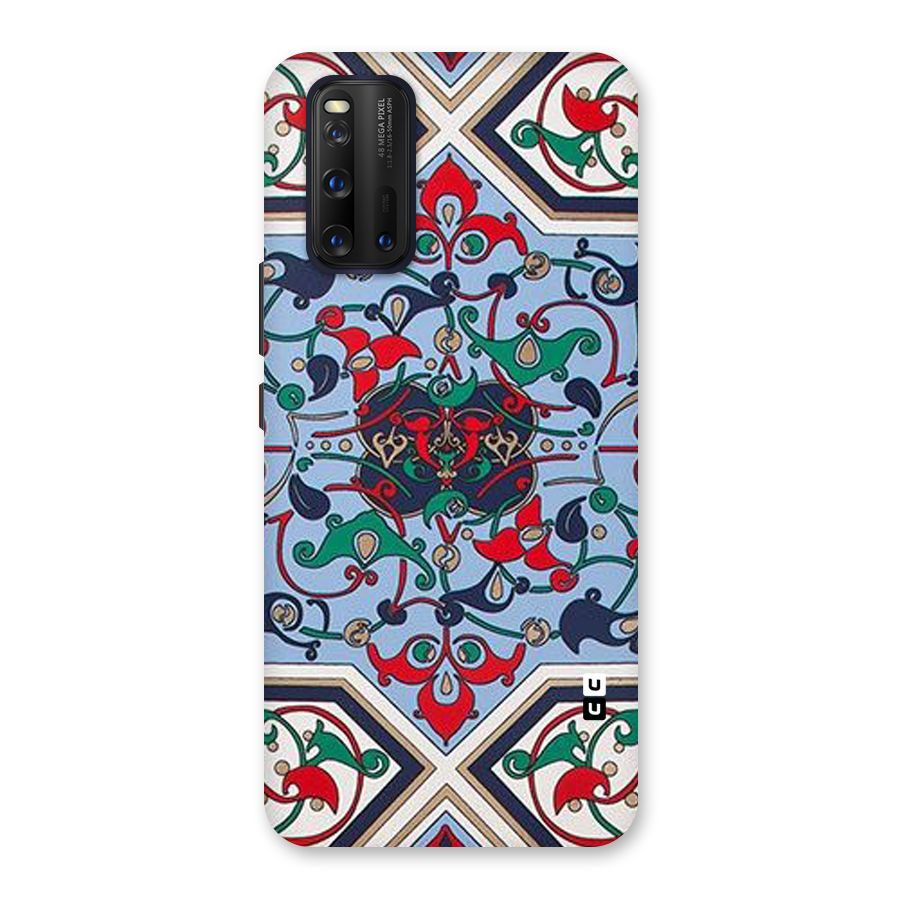 Multi Block Pattern Back Case for Vivo iQOO 3