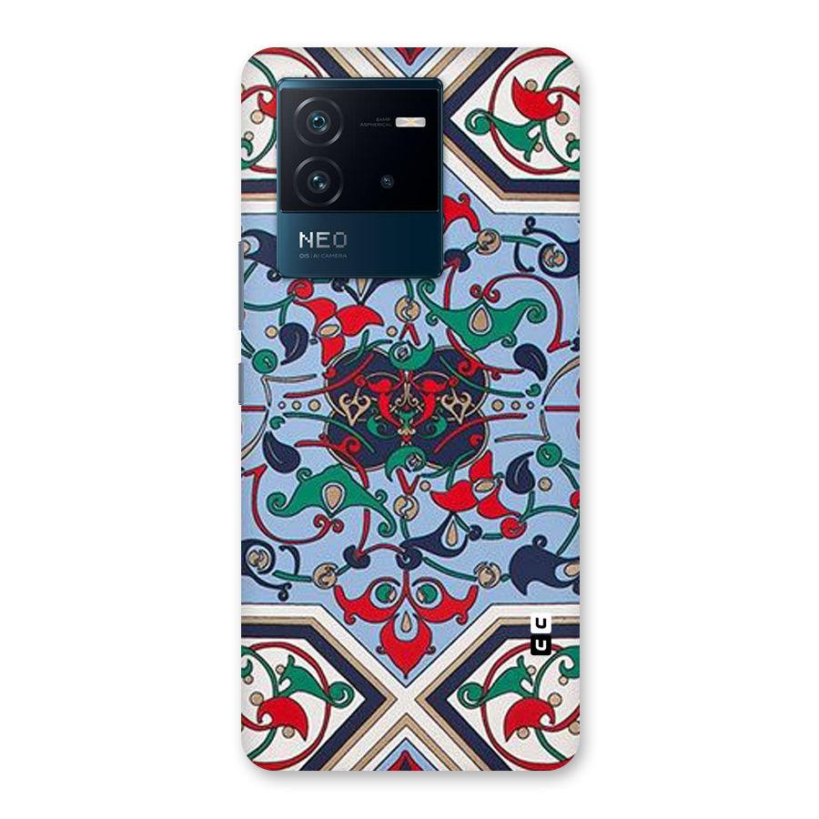 Multi Block Pattern Back Case for Vivo iQOO Neo 6 5G