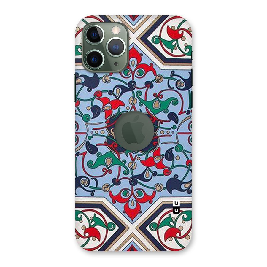 Multi Block Pattern Back Case for iPhone 11 Pro Logo  Cut