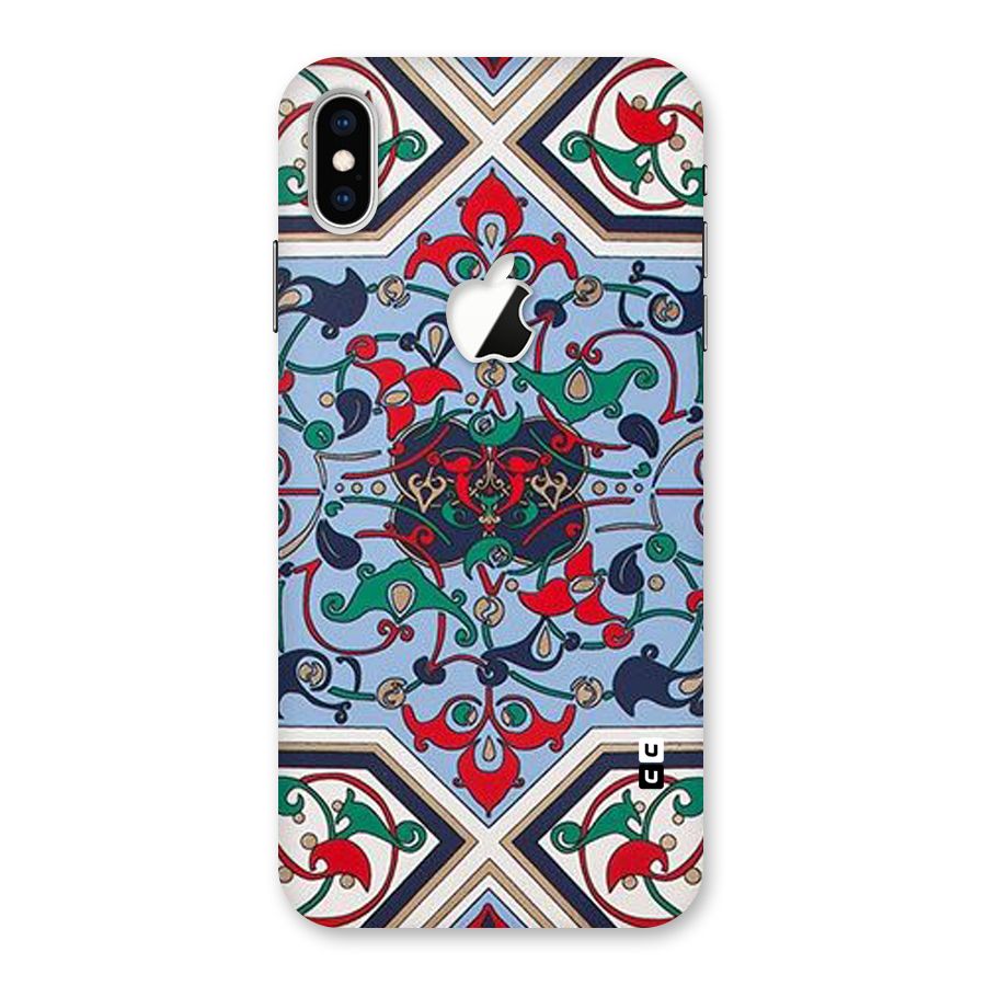 Multi Block Pattern Back Case for iPhone XS Max Apple Cut