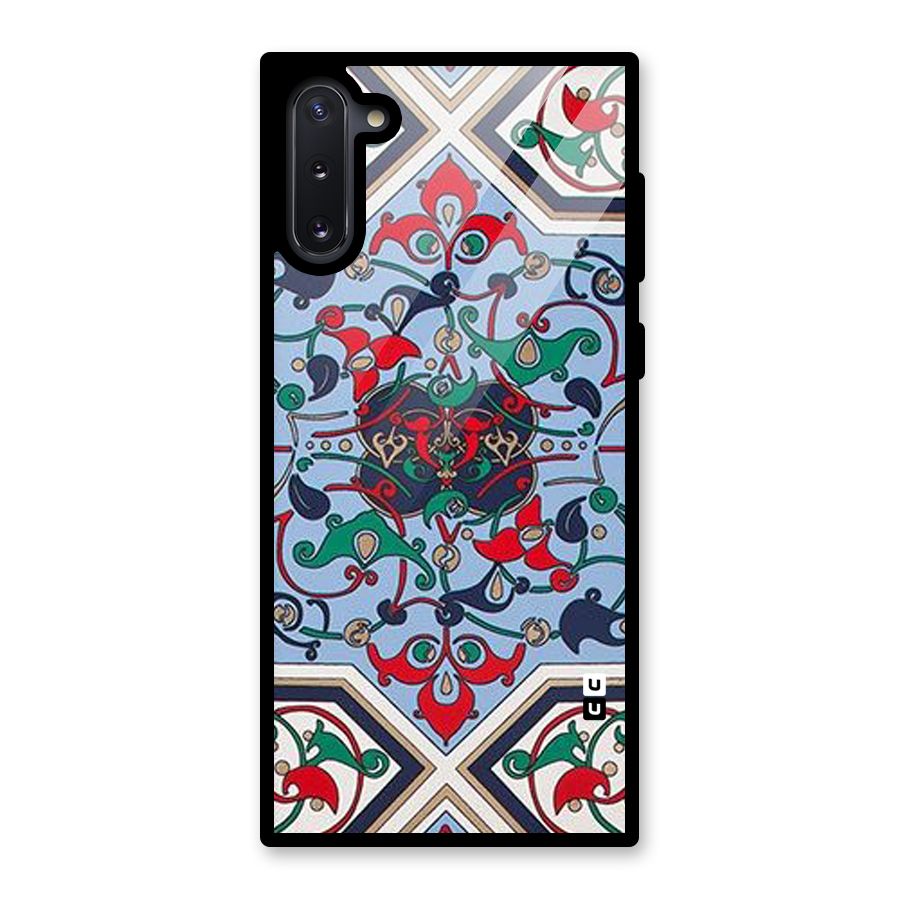 Multi Block Pattern Glass Back Case for Galaxy Note 10