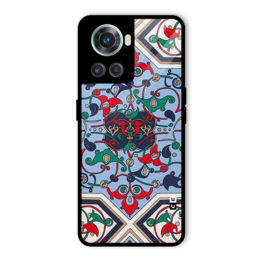 Multi Block Pattern Glass Back Case for OnePlus 10R