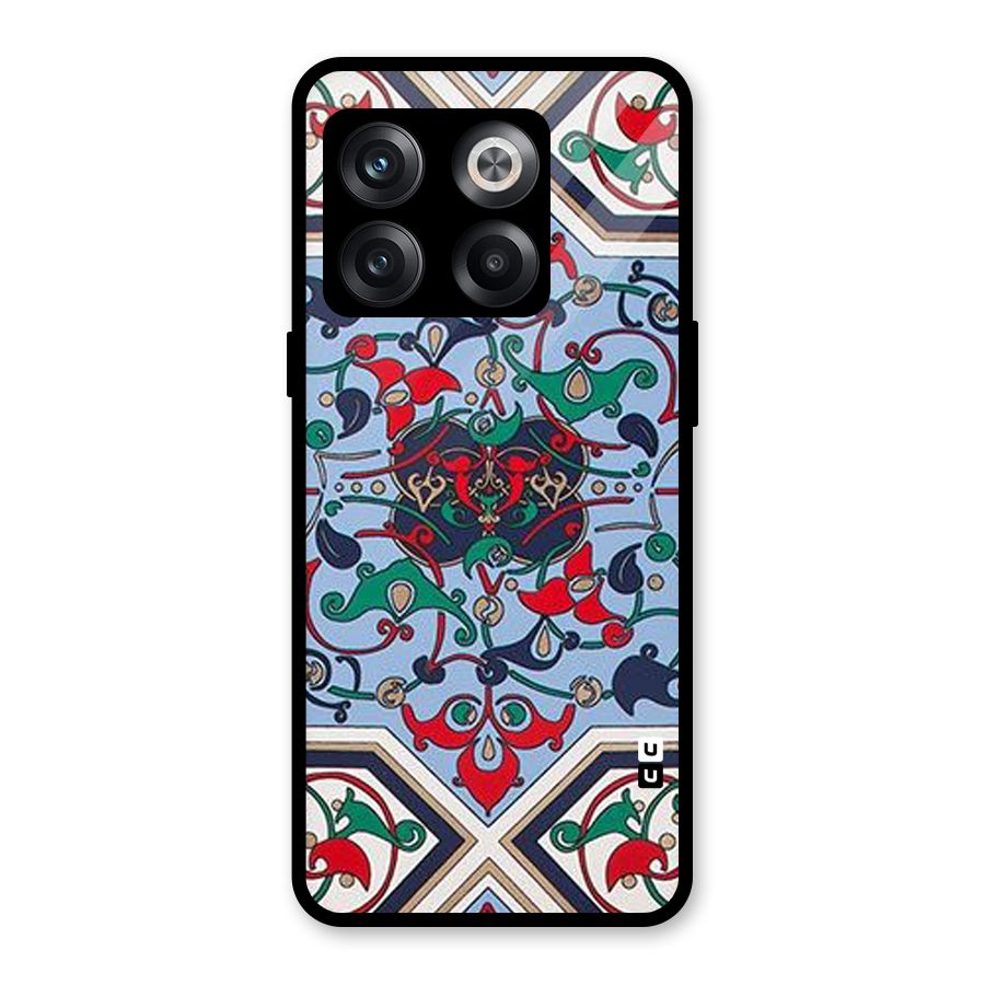 Multi Block Pattern Glass Back Case for OnePlus 10T
