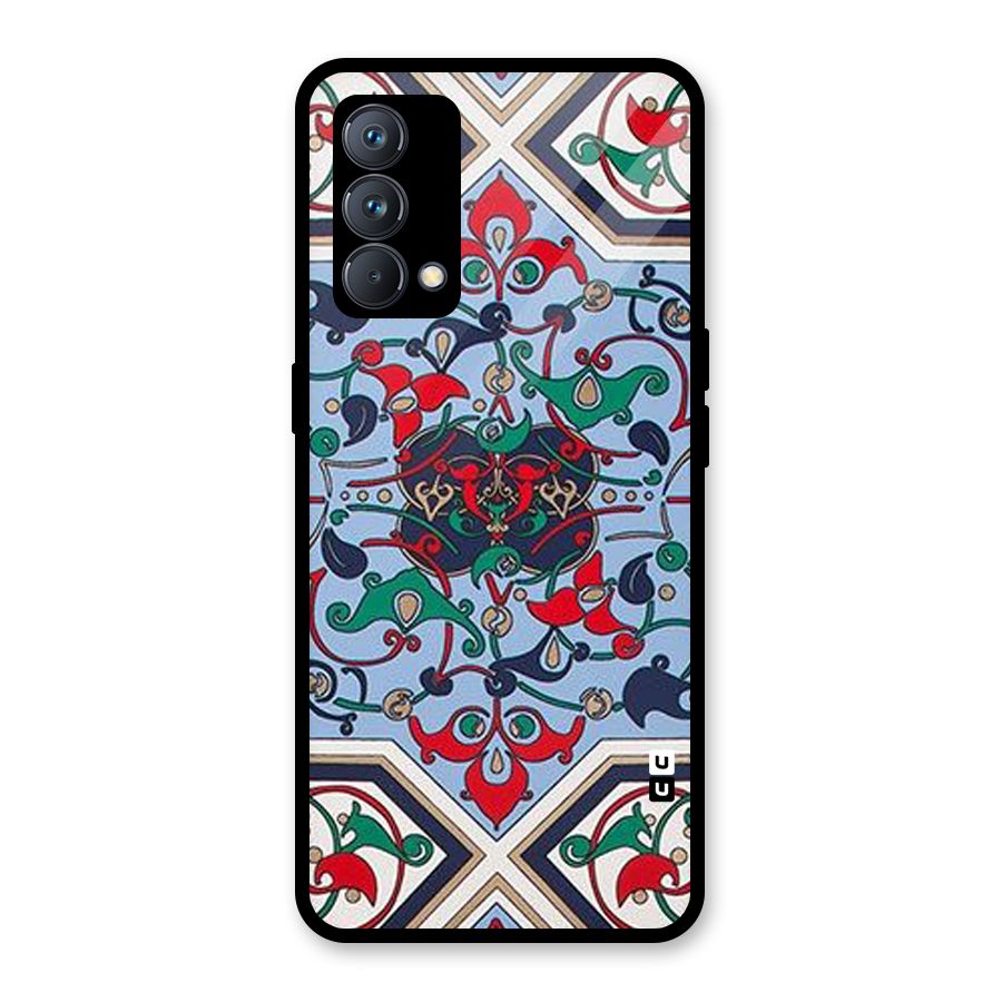 Multi Block Pattern Glass Back Case for Realme GT Master Edition