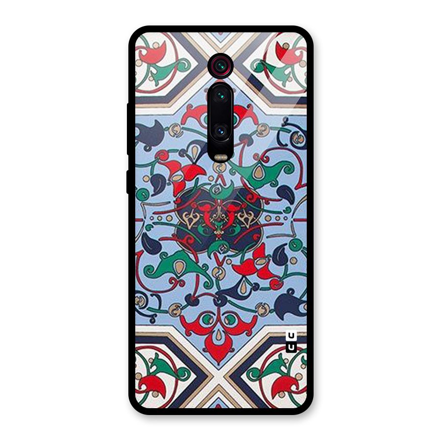 Multi Block Pattern Glass Back Case for Redmi K20 Pro