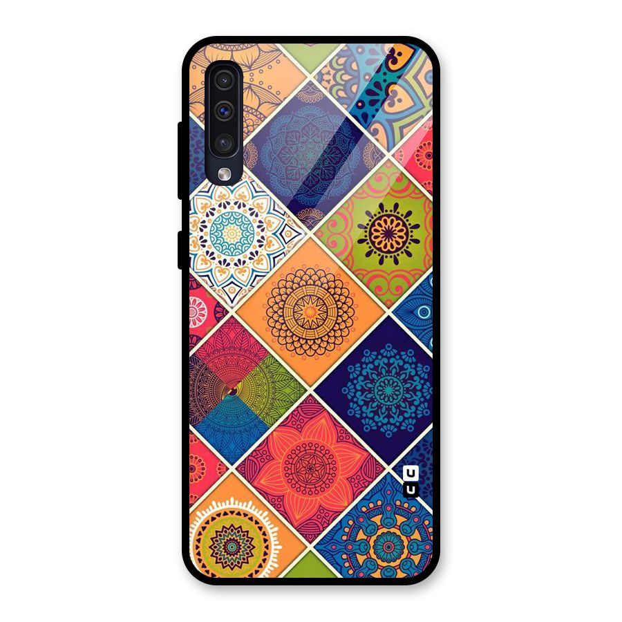 Multi Designs Glass Back Case for Galaxy A30s