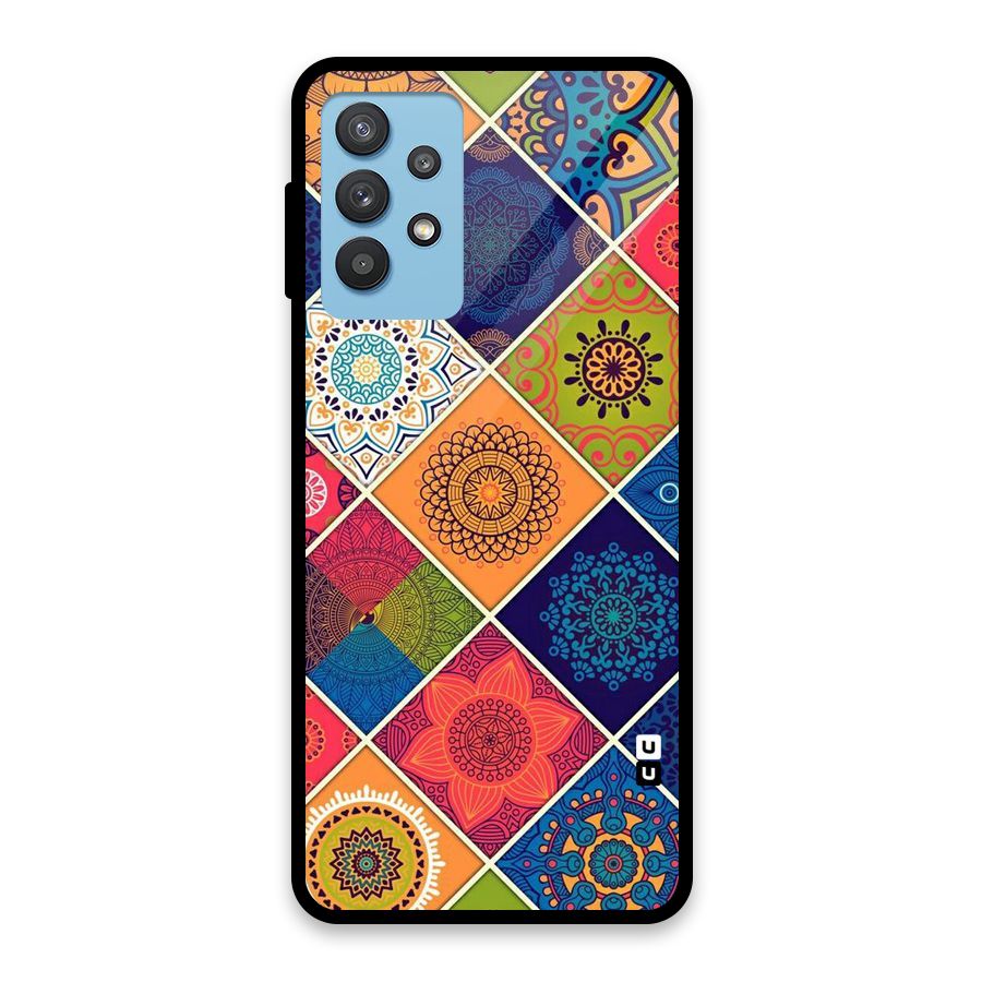 Multi Designs Glass Back Case for Galaxy M32 5G