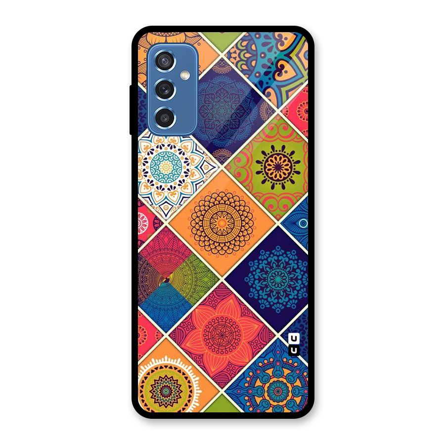 Multi Designs Glass Back Case for Galaxy M52 5G