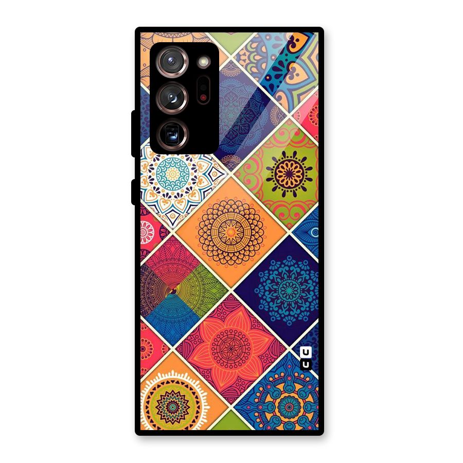 Multi Designs Glass Back Case for Galaxy Note 20 Ultra