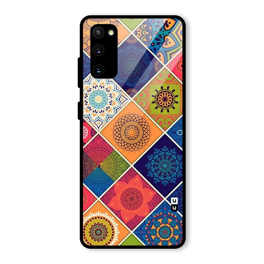 Multi Designs Glass Back Case for Galaxy S20 FE