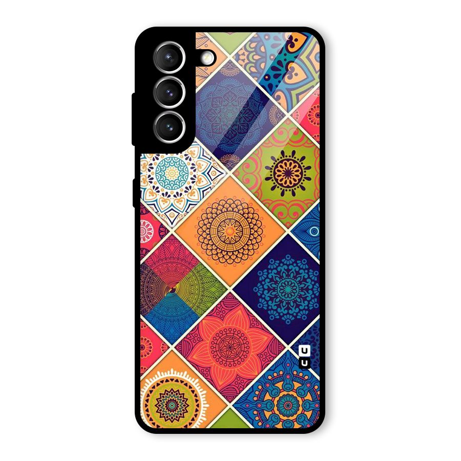 Multi Designs Glass Back Case for Galaxy S21 5G
