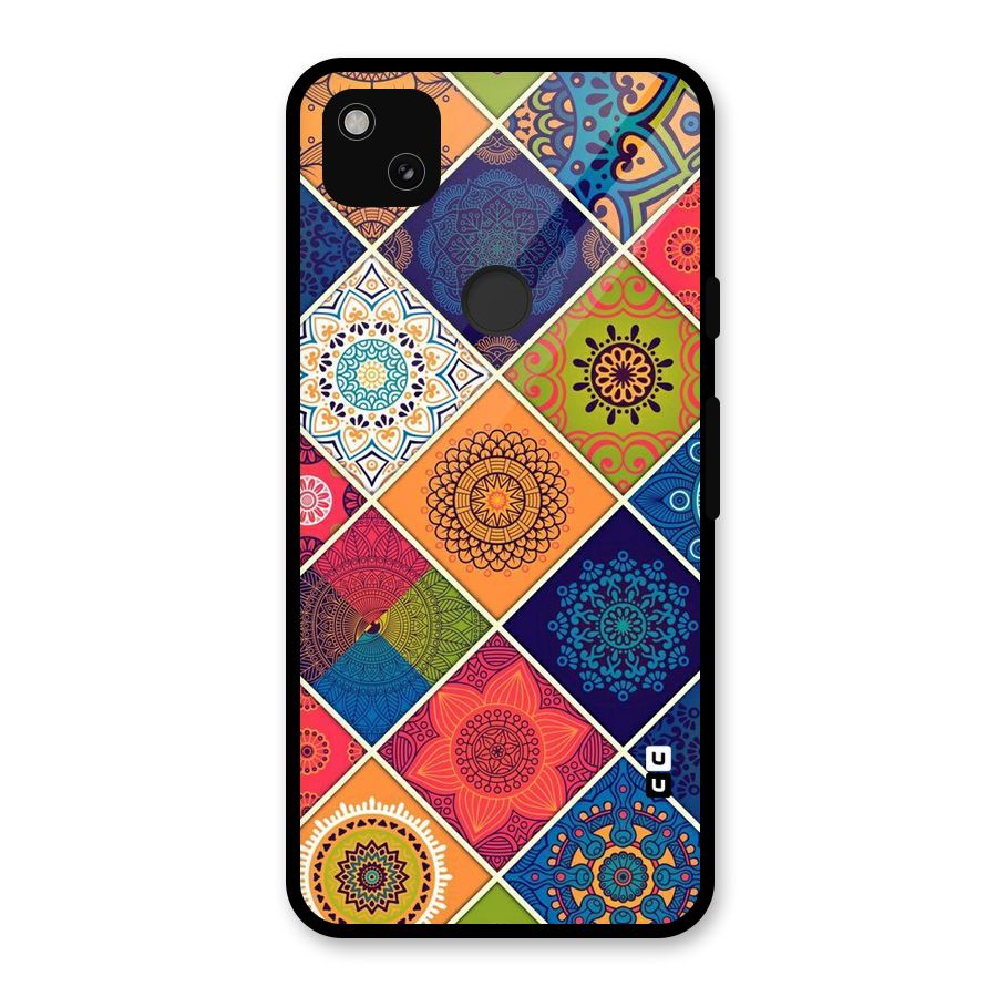 Multi Designs Glass Back Case for Google Pixel 4a