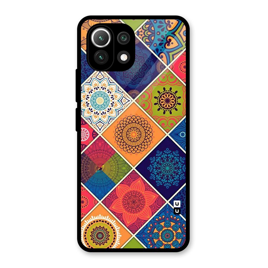 Multi Designs Glass Back Case for Mi 11 Lite