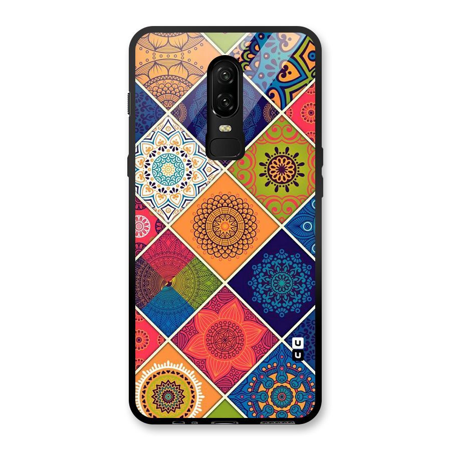 Multi Designs Glass Back Case for OnePlus 6