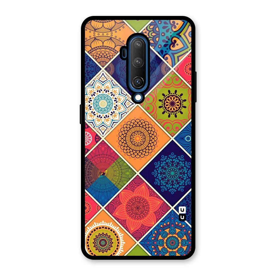 Multi Designs Glass Back Case for OnePlus 7T Pro