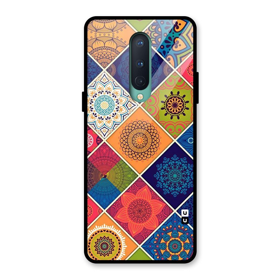 Multi Designs Glass Back Case for OnePlus 8