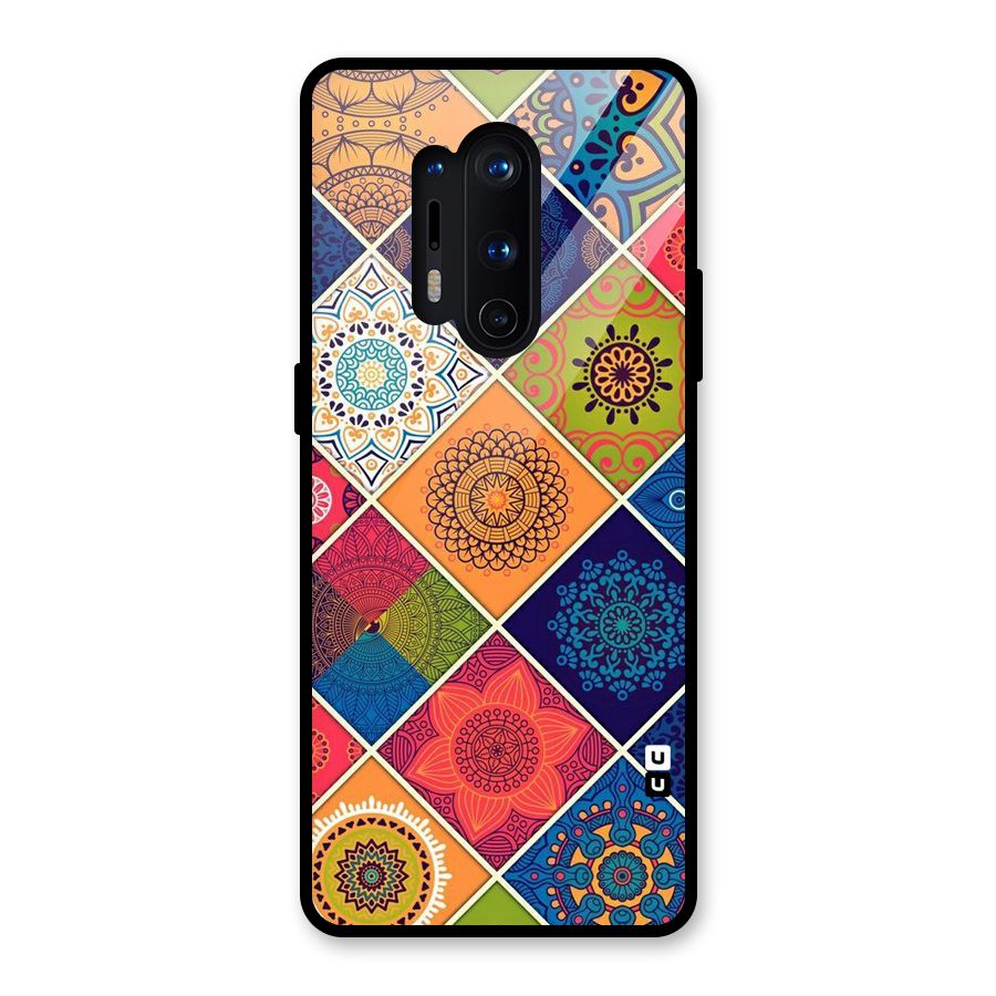 Multi Designs Glass Back Case for OnePlus 8 Pro