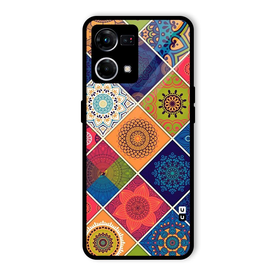 Multi Designs Glass Back Case for Oppo F21s Pro 4G