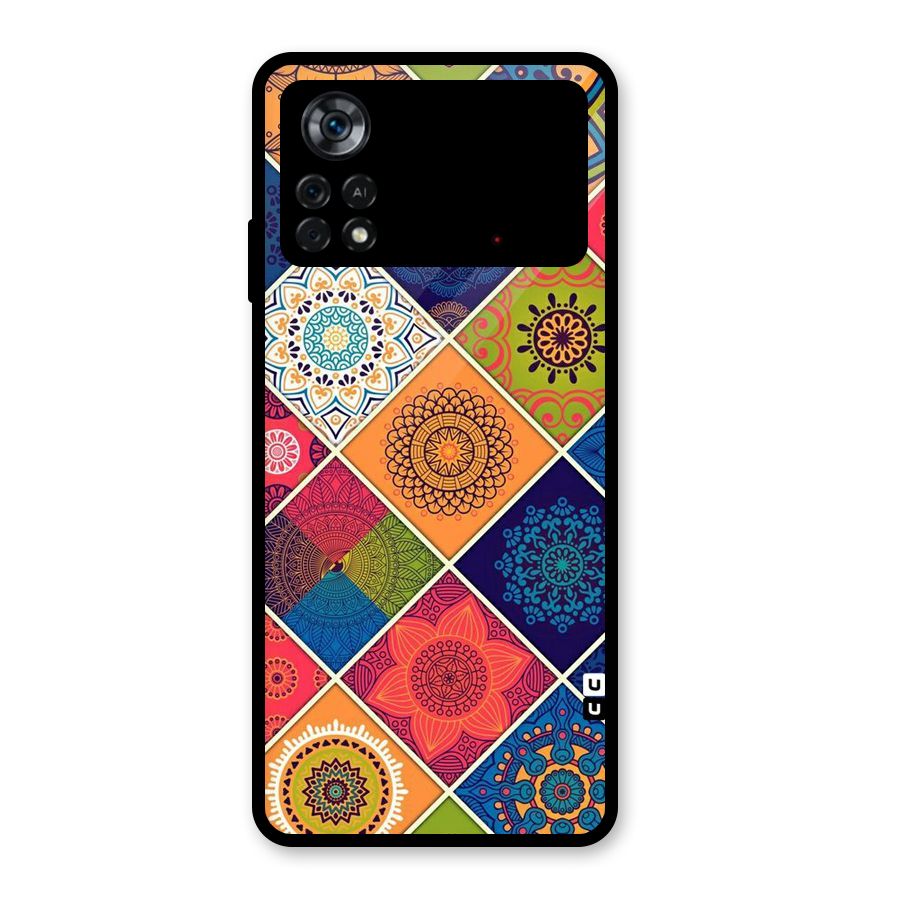Multi Designs Glass Back Case for Poco X4 Pro 5G
