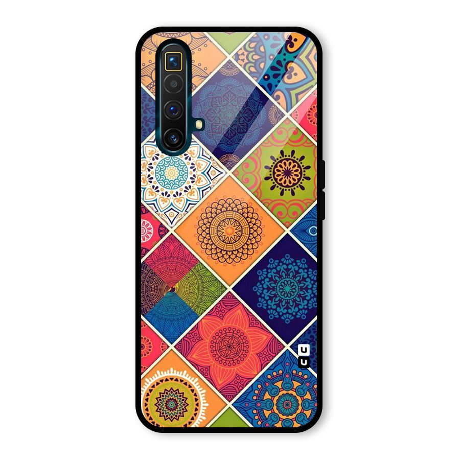 Multi Designs Glass Back Case for Realme X3