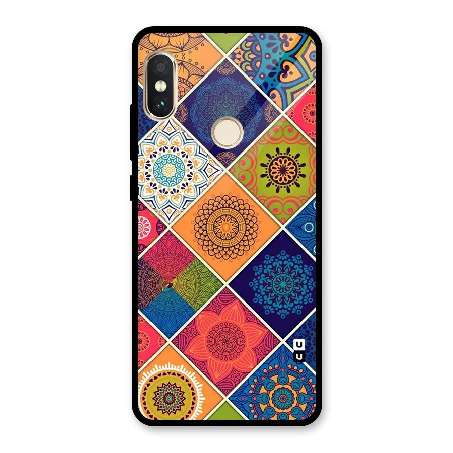 Multi Designs Glass Back Case for Redmi Note 5 Pro