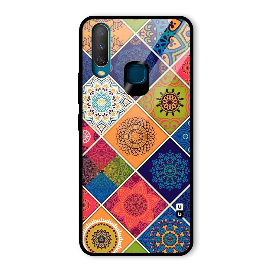 Multi Designs Glass Back Case for Vivo U10