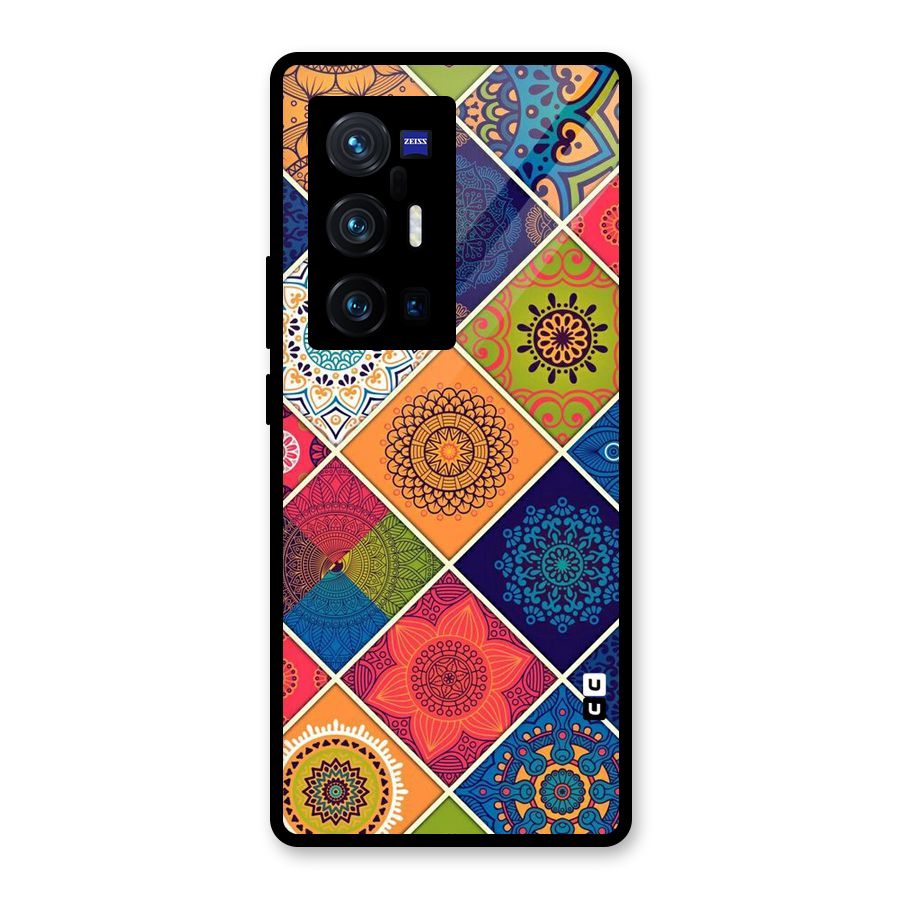Multi Designs Glass Back Case for Vivo X70 Pro Plus