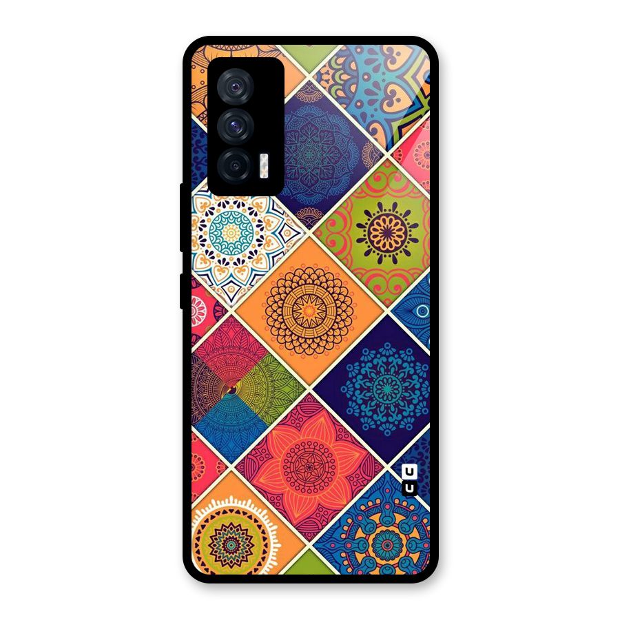 Multi Designs Glass Back Case for Vivo iQOO 7 5G