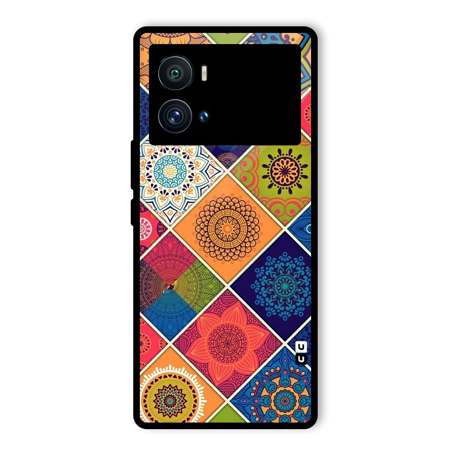 Multi Designs Glass Back Case for Vivo iQOO 9 Pro