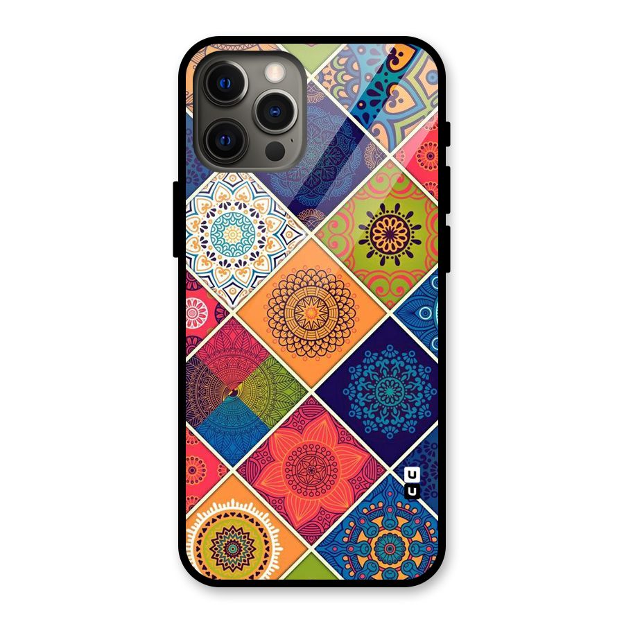 Multi Designs Glass Back Case for iPhone 12 Pro Max
