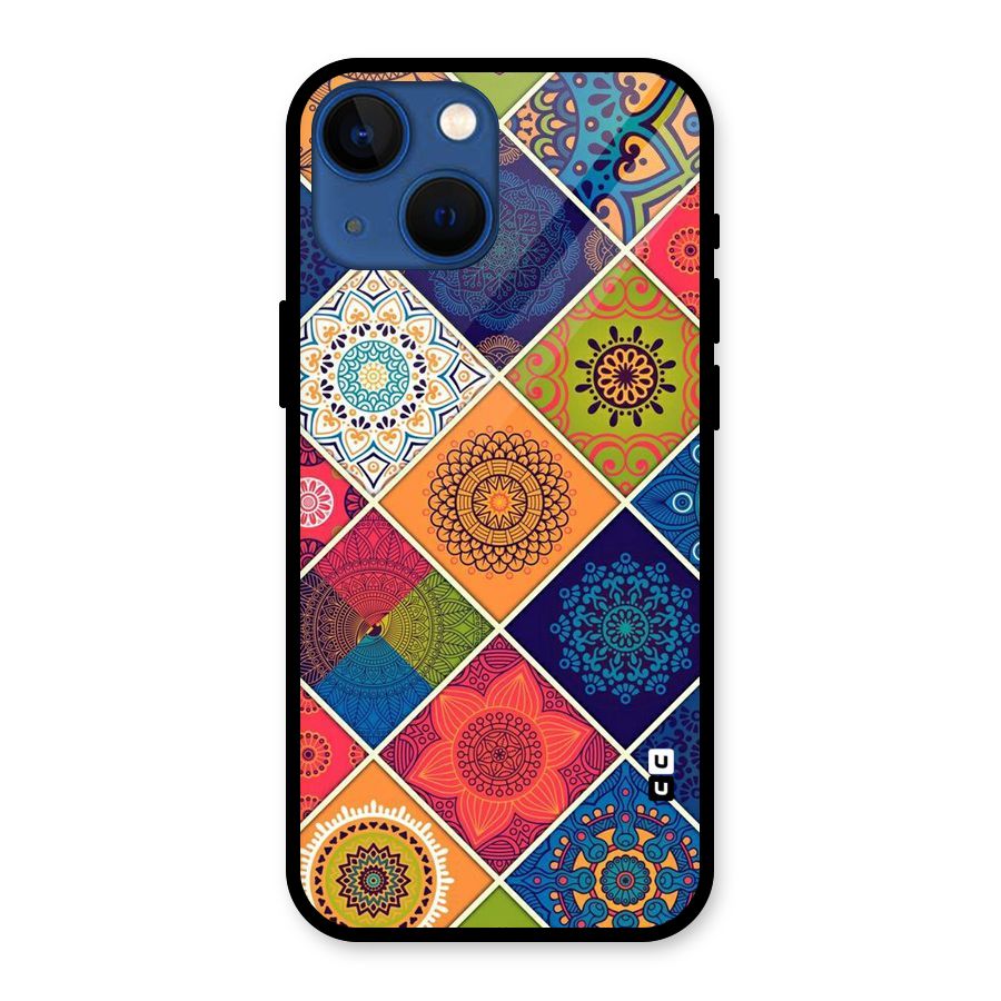 Multi Designs Glass Back Case for iPhone 13 Mini