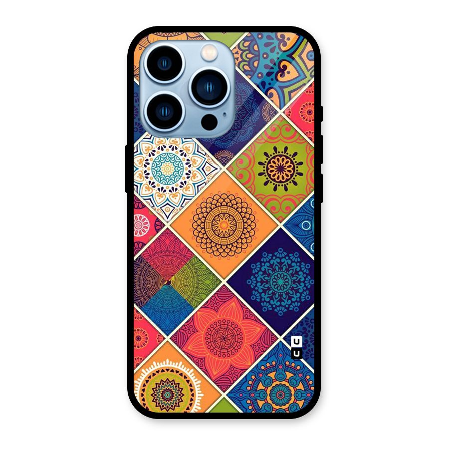 Multi Designs Glass Back Case for iPhone 13 Pro