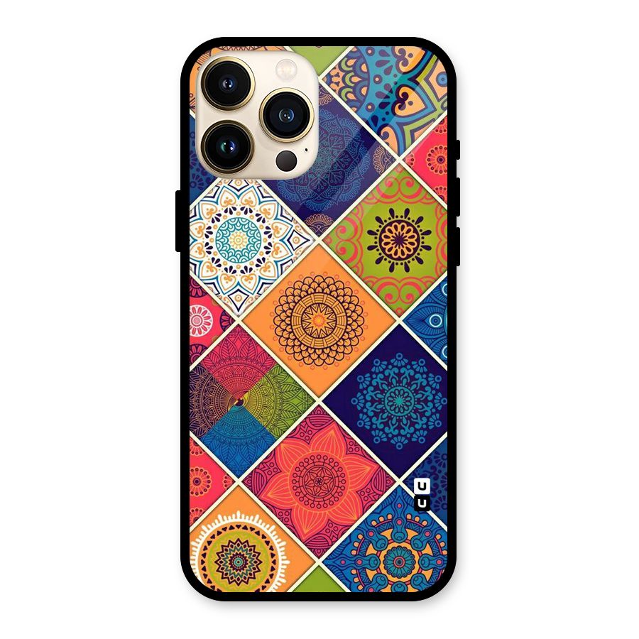 Multi Designs Glass Back Case for iPhone 13 Pro Max