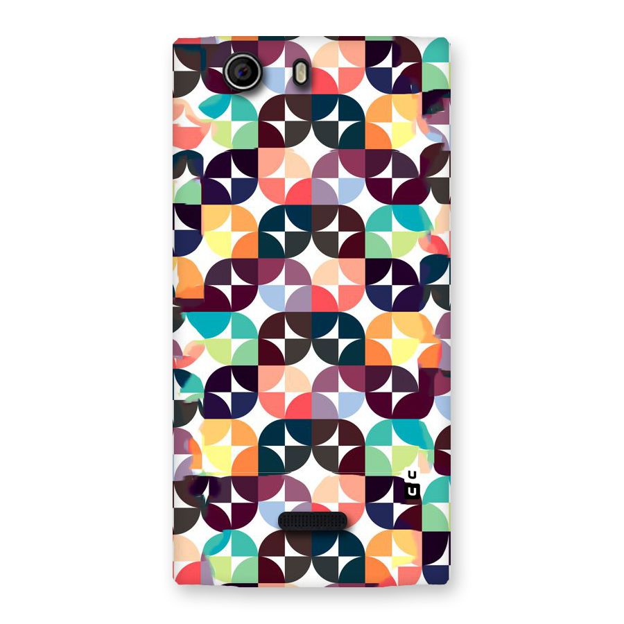 Multicolor Arc Back Case for Canvas Nitro 2 E311