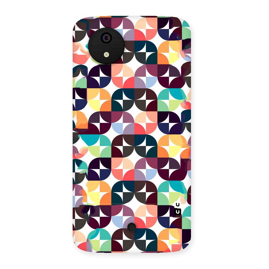Multicolor Arc Back Case for Micromax Canvas A1