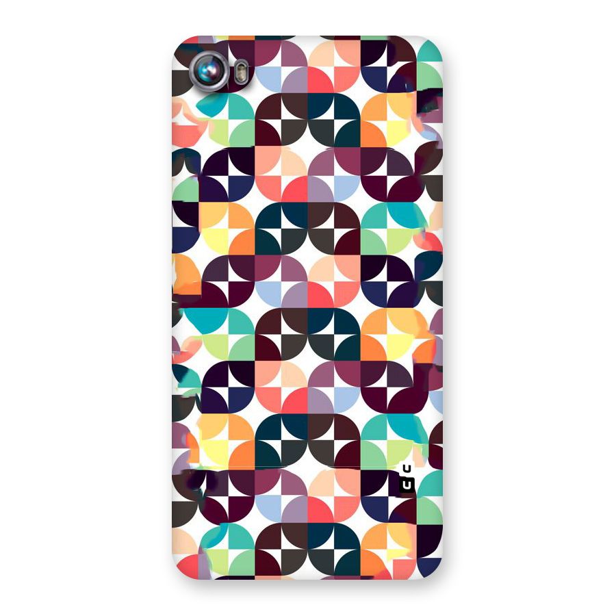 Multicolor Arc Back Case for Micromax Canvas Fire 4 A107