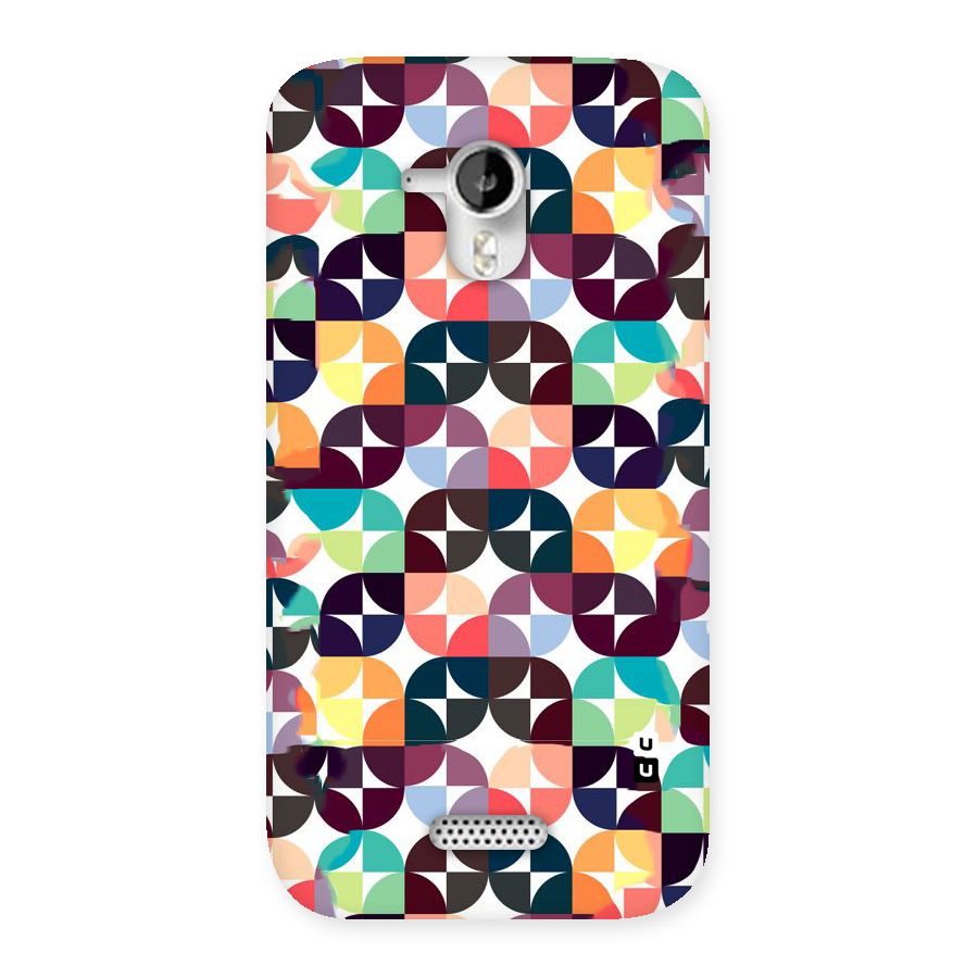 Multicolor Arc Back Case for Micromax Canvas HD A116