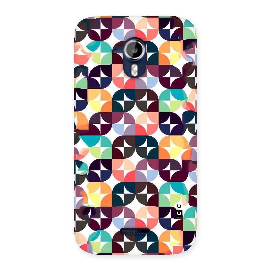 Multicolor Arc Back Case for Micromax Canvas Magnus A117