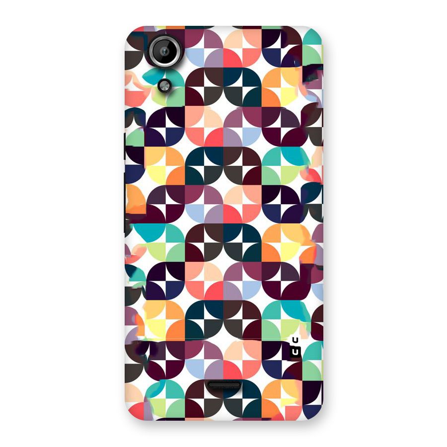 Multicolor Arc Back Case for Micromax Canvas Selfie Lens Q345