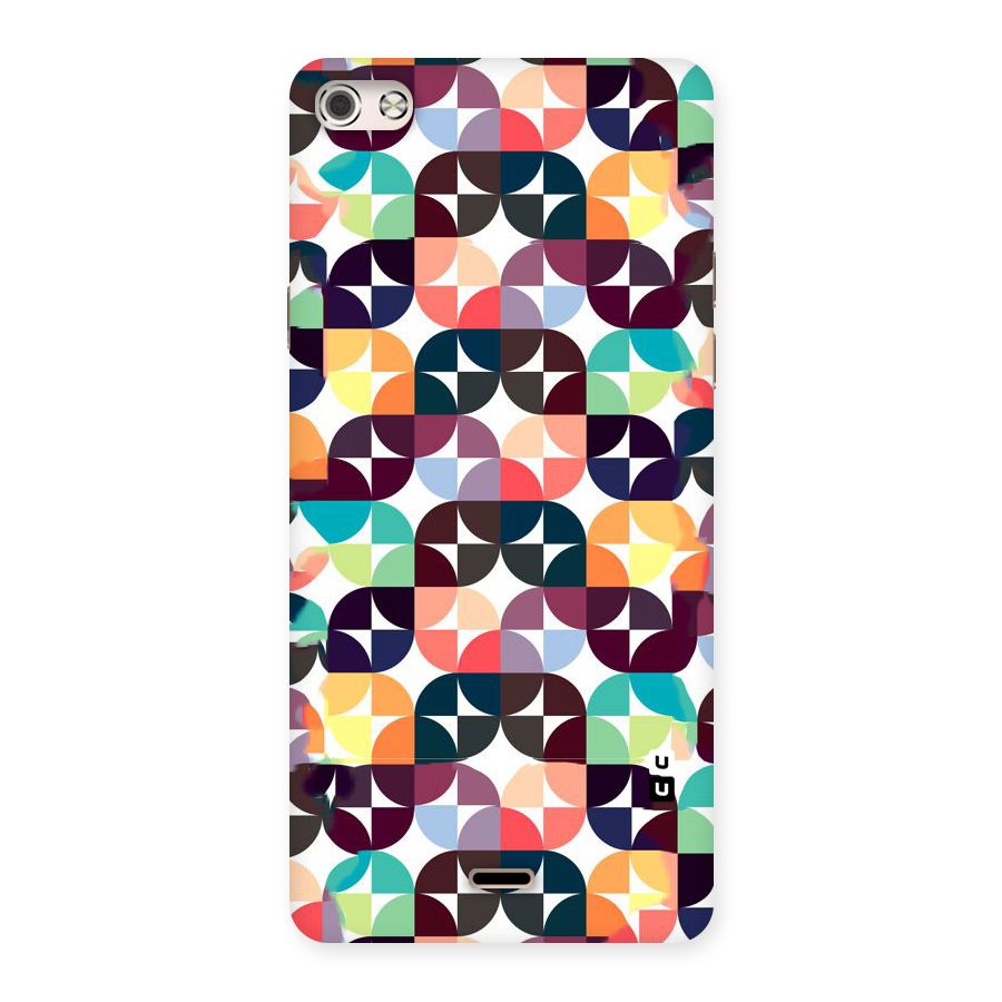 Multicolor Arc Back Case for Micromax Canvas Silver 5